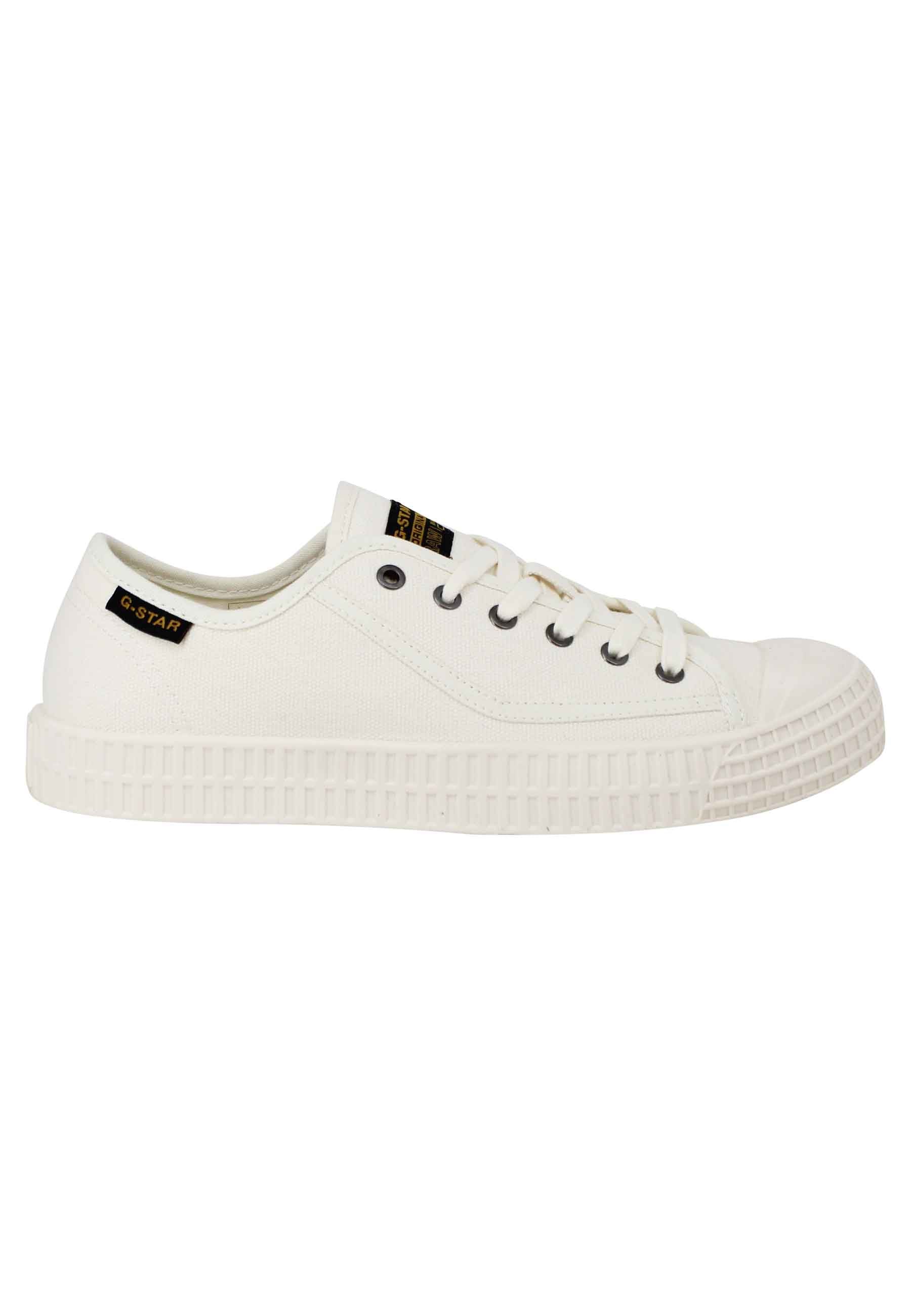 Rovulc II men's sneakers in off-white canvas
