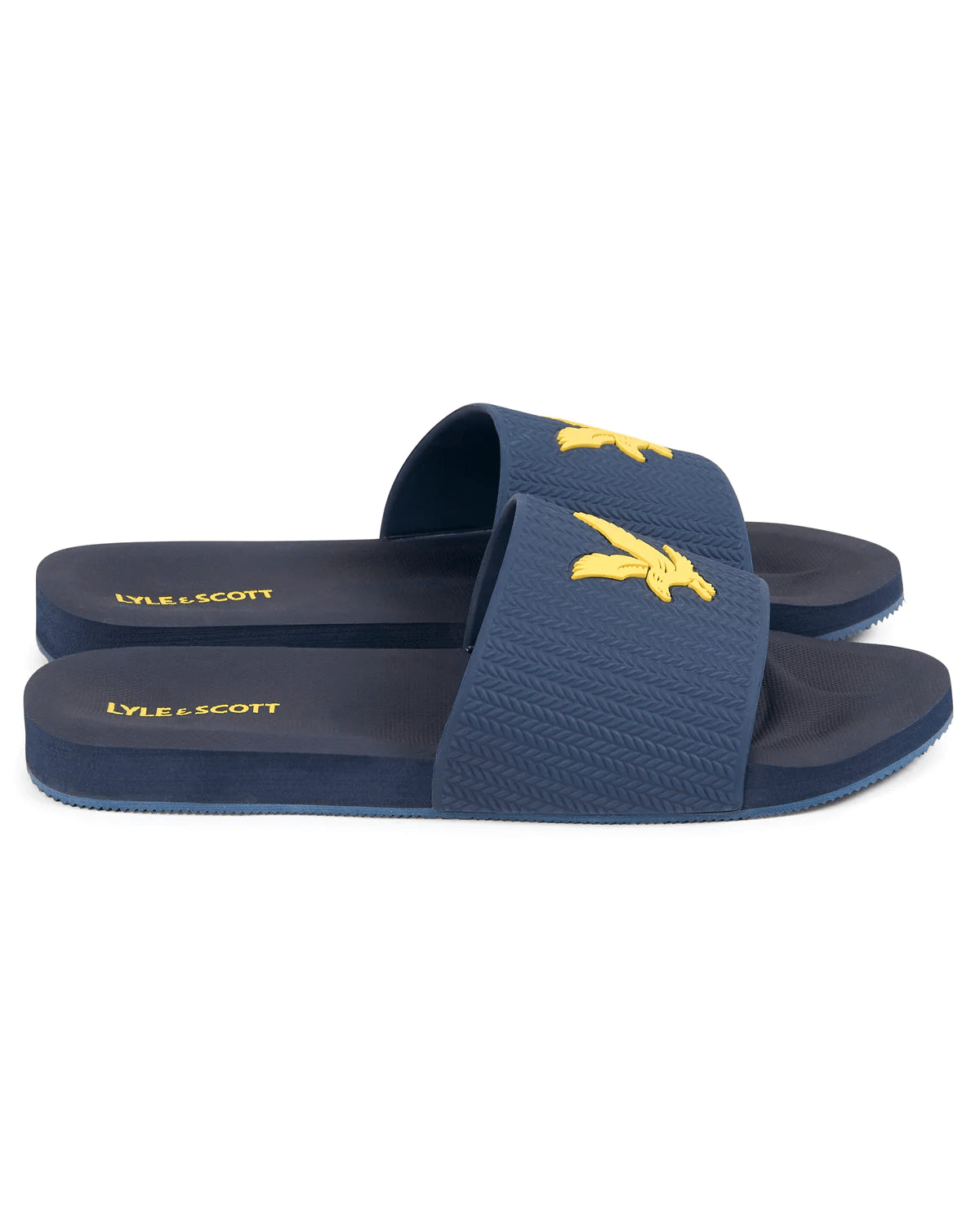 Men's blue rubber sandals