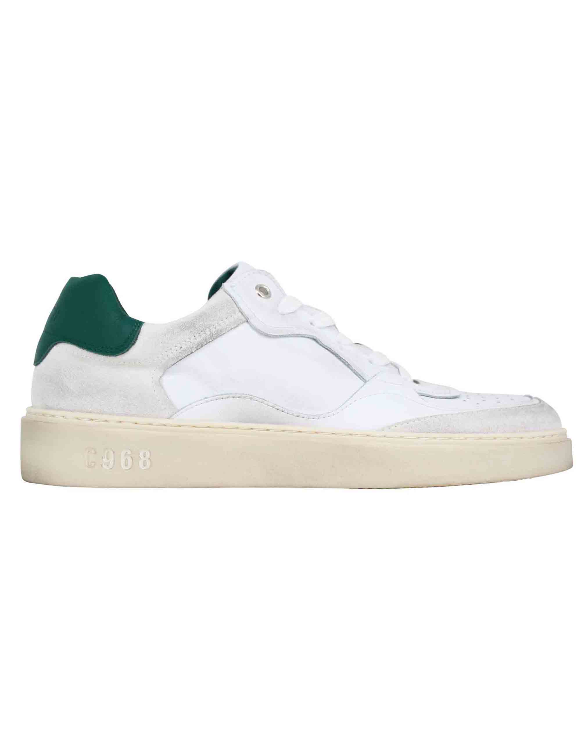 Spatarella Sneakers uomo in pelle bianca