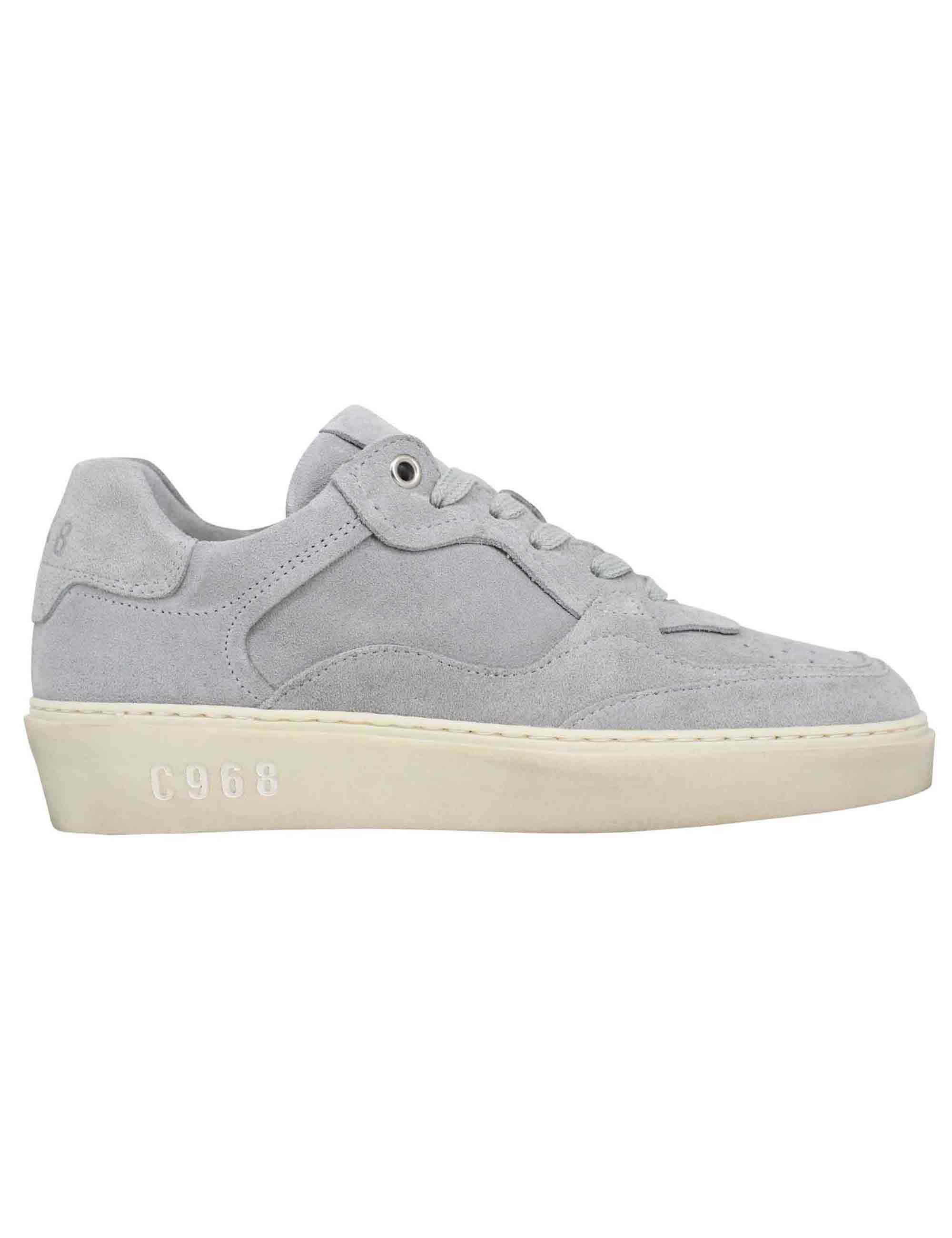 Spatarella Sneakers donna in camoscio grigio