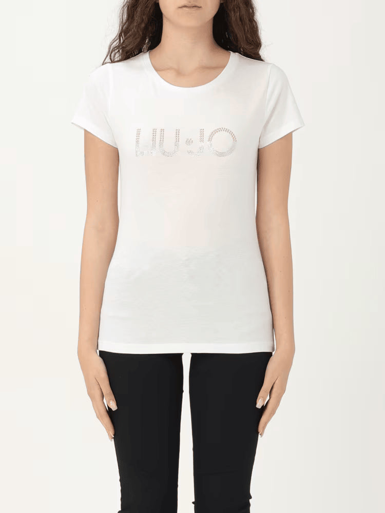 T-shirt con stampa sul petto