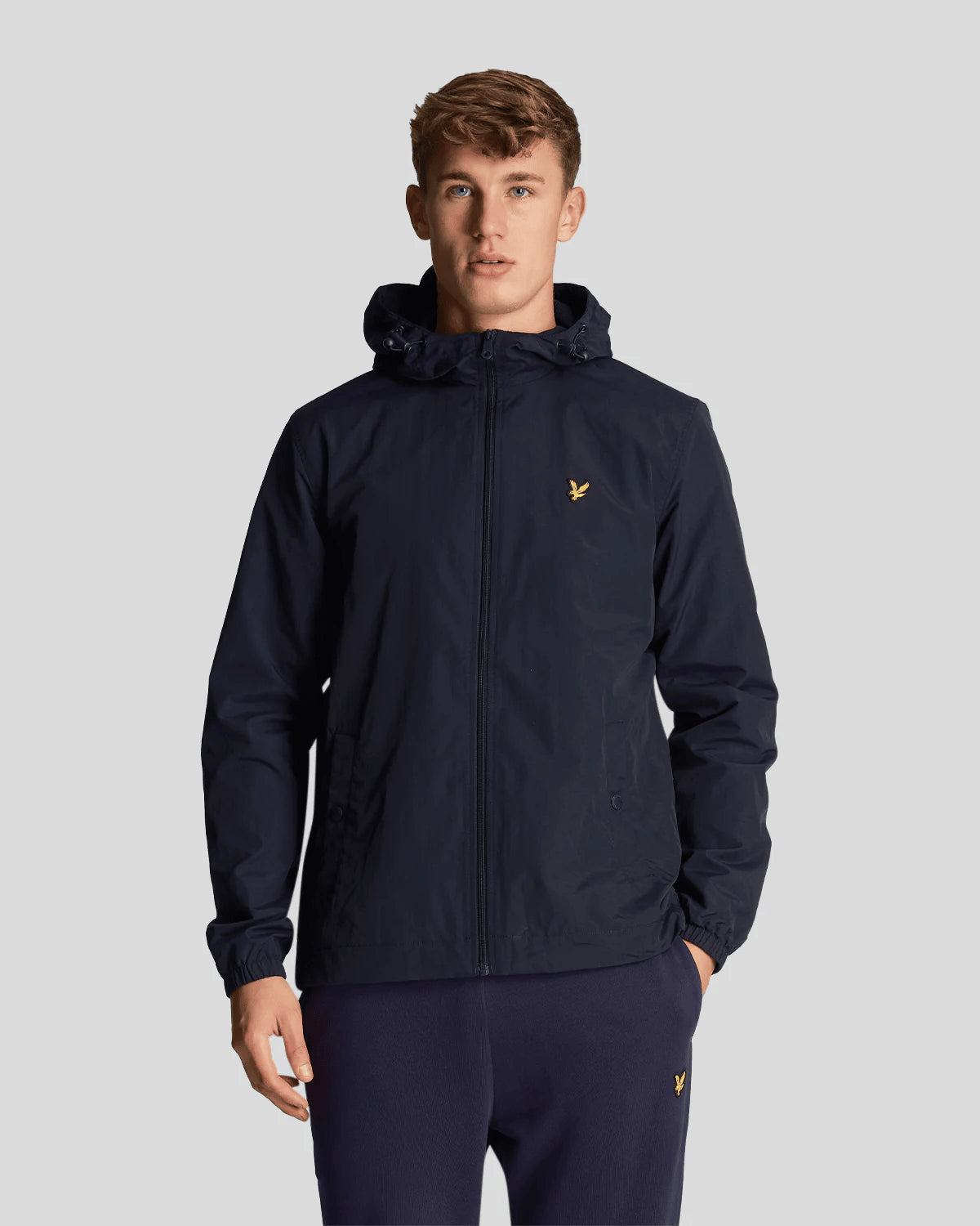 Men's blue nylon jackets