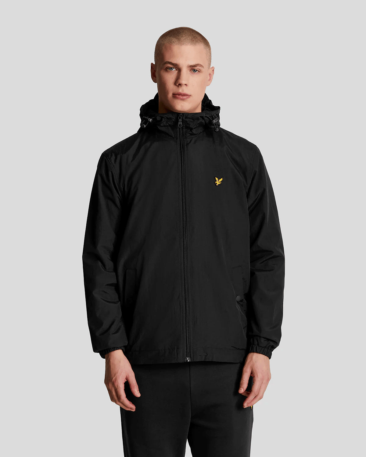 Men's black nylon jackets