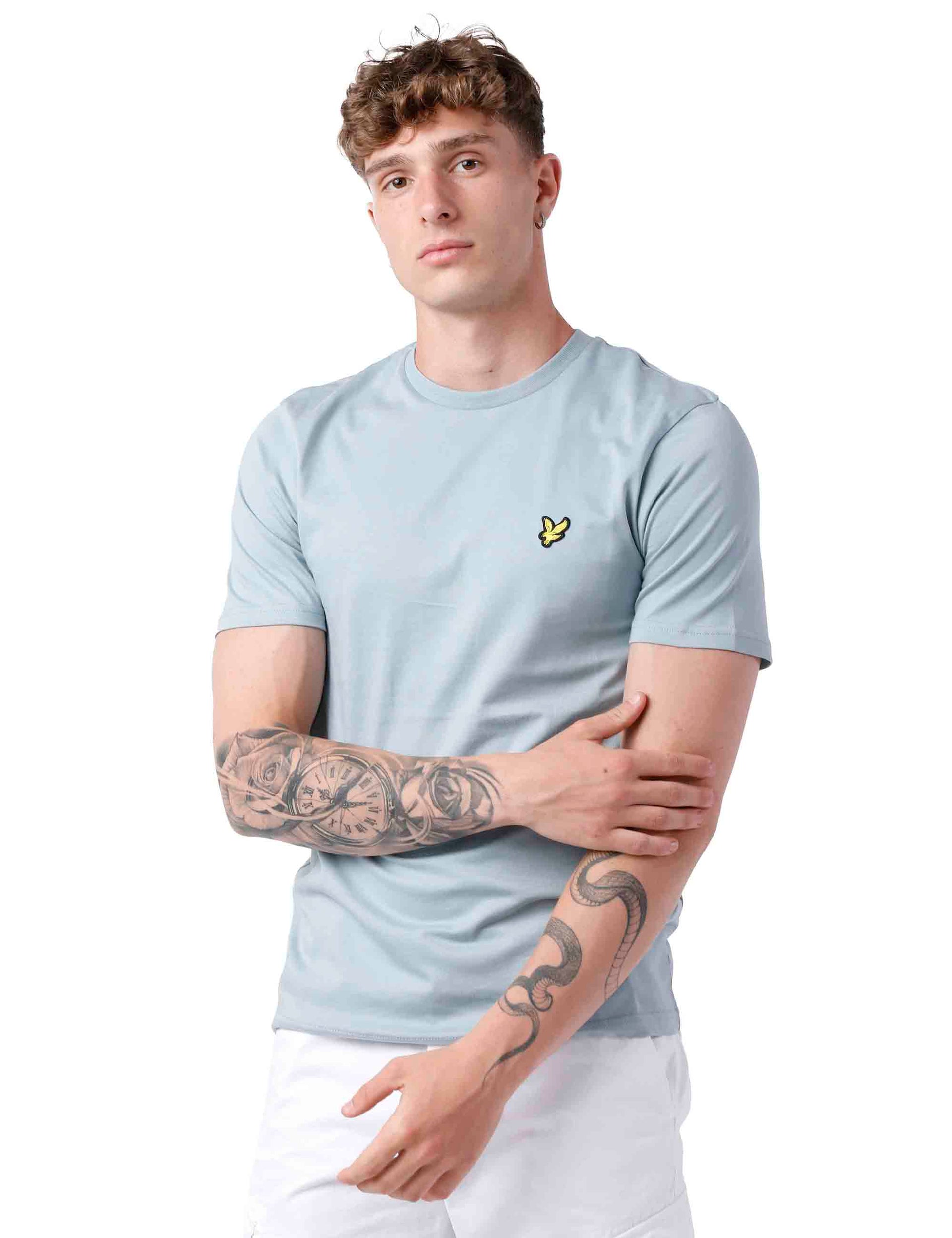 T-shirt uomo regular in azzurro