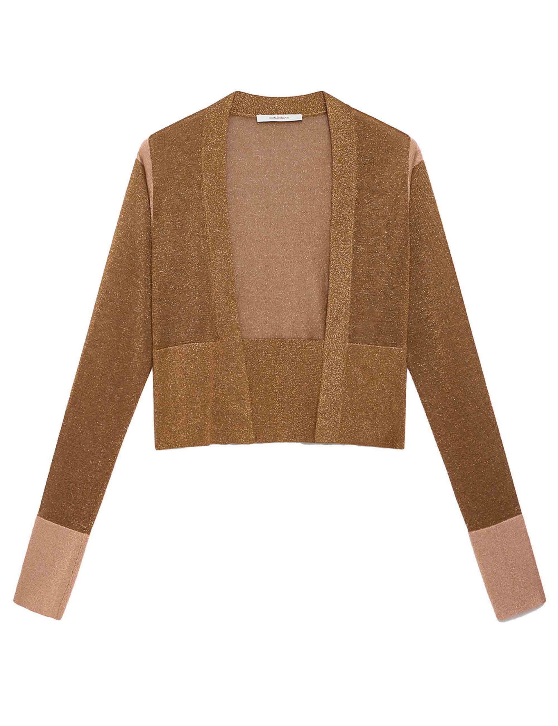 Lurex Touch women's sweaters in gold natural viscose