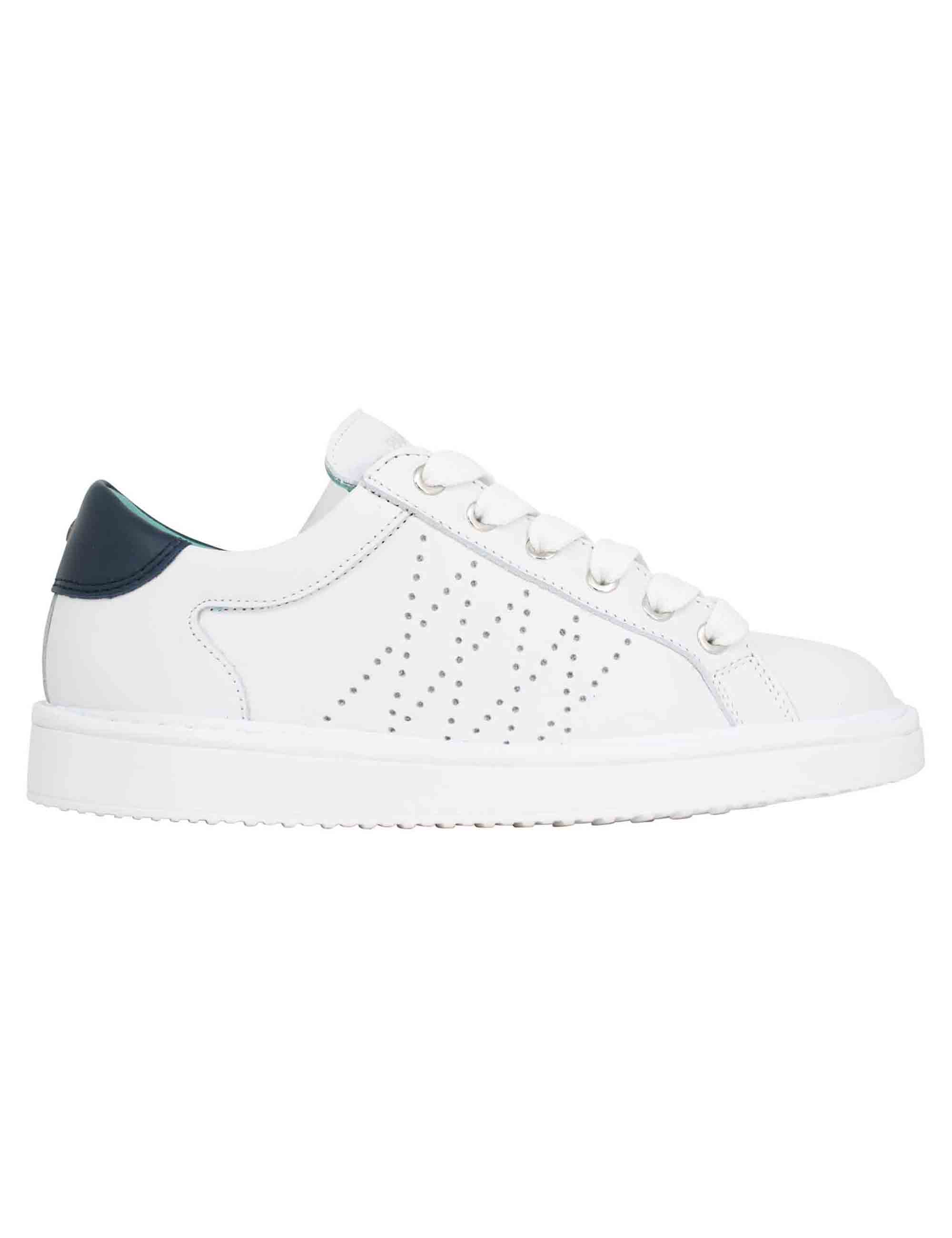 Spatarella Sneakers uomo in pelle bianca