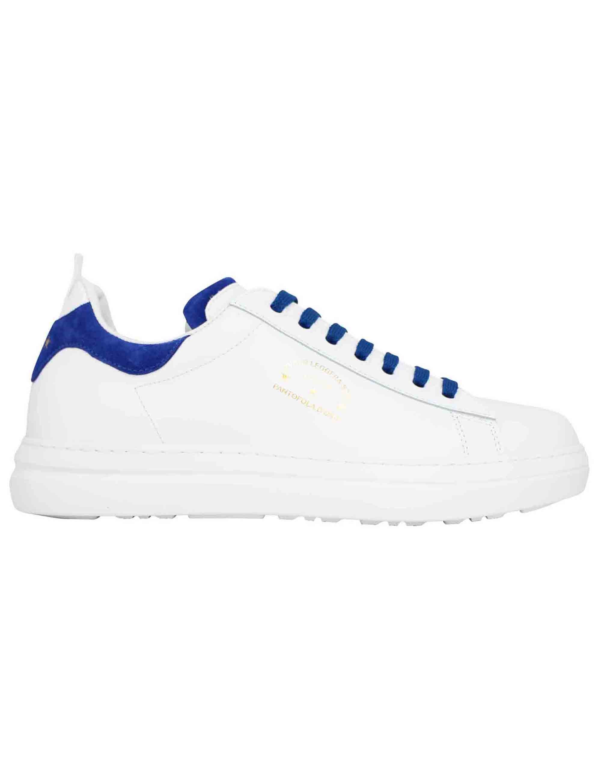 Spatarella Sneakers uomo Court classic in pelle bianca