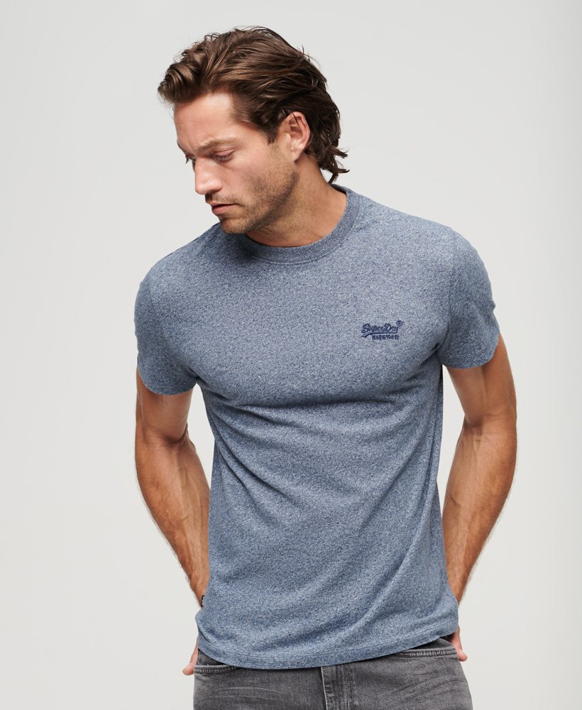 T-shirt uomo slim celeste