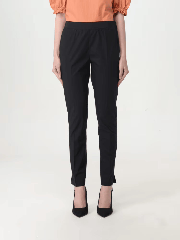 Pantaloni donna slim in tessuto stretch