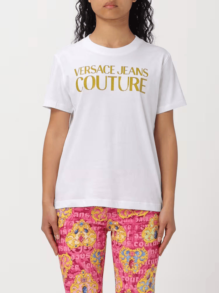 T-shirt donna in cotone bianco