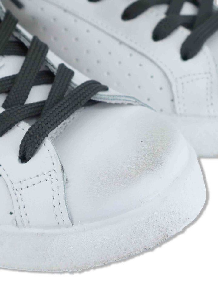 Sneakers donna Prime in pelle bianca e argento con stelle 2SD5108 032 2Star 