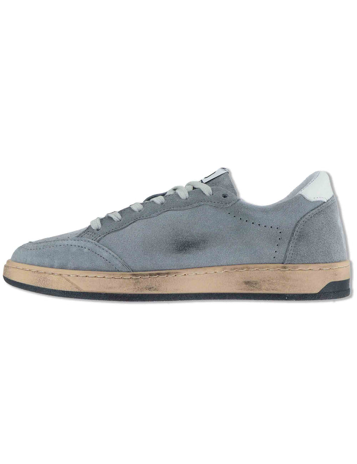 Sneakers uomo Week in camoscio blu con stelle laterali 2SU5061 218 2Star 
