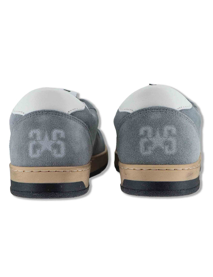 Sneakers uomo Week in camoscio blu con stelle laterali 2SU5061 218 2Star 