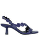 Slingback Onami in pelle blu con tacco alto Donna 625Z10VK 13-AZUL_T