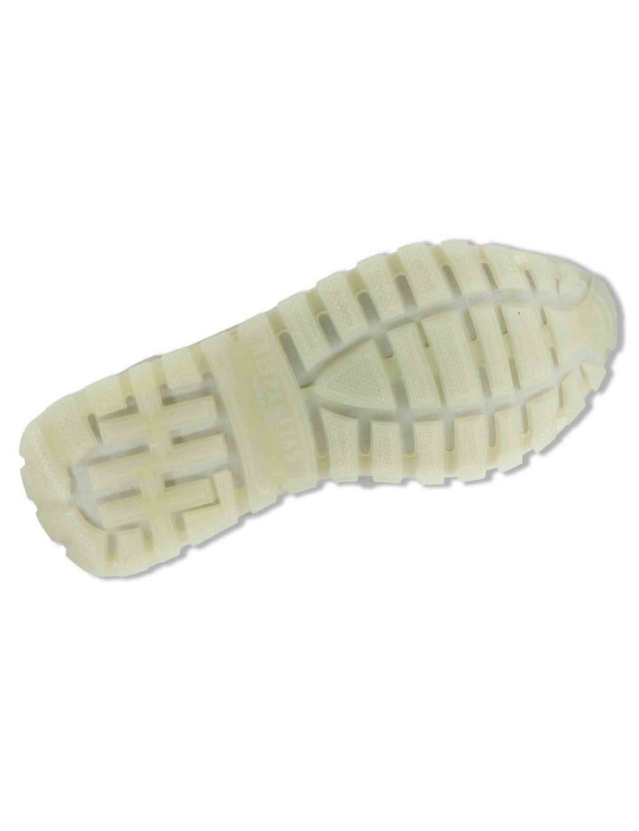 Sneakers donna in camsocio verde con riporti in pelle naturale HV264847 ALGA Hispanitas 