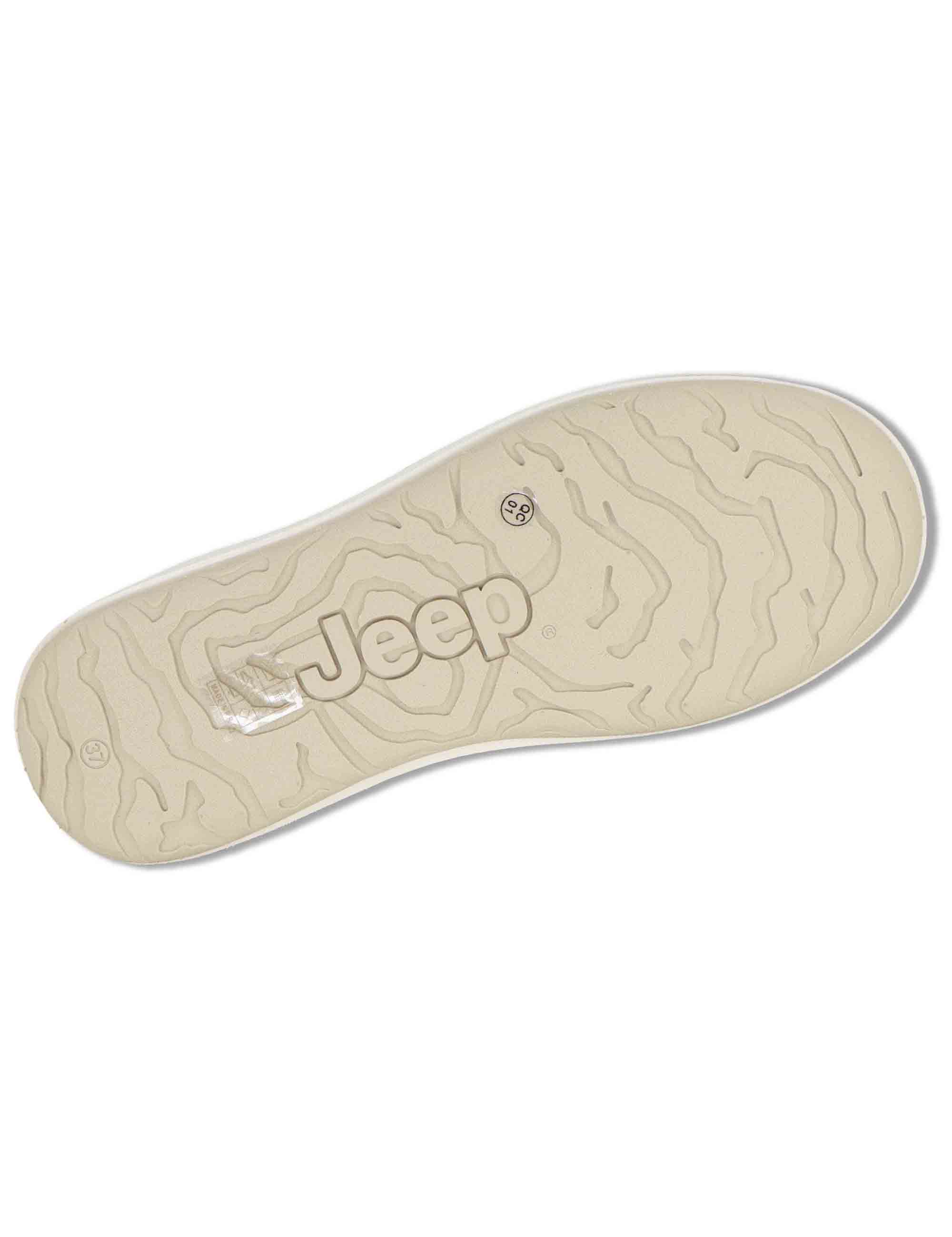 Sneakers donna Nature Wallabee in tessuto beige con lacci elastici JL61530A 023 Jeep 