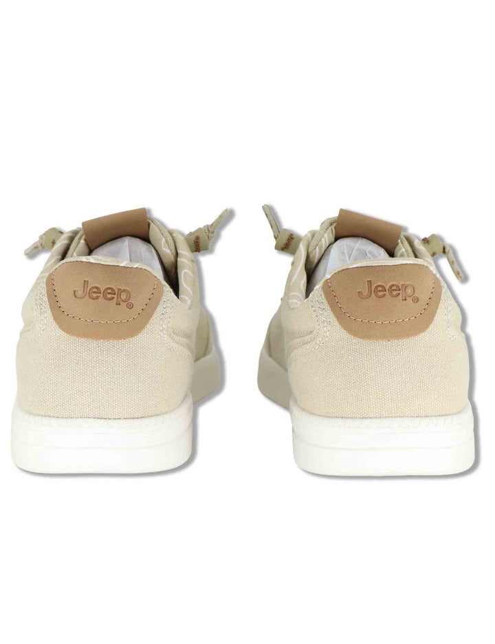 Sneakers uomo Jeepster in canvas beige con suola leggera JM61060A 023 Jeep 