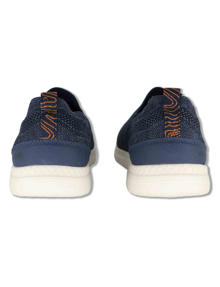 Mocassini uomo Karoo Slip On in tessuto stone washed blu JM61080A 016 Jeep 