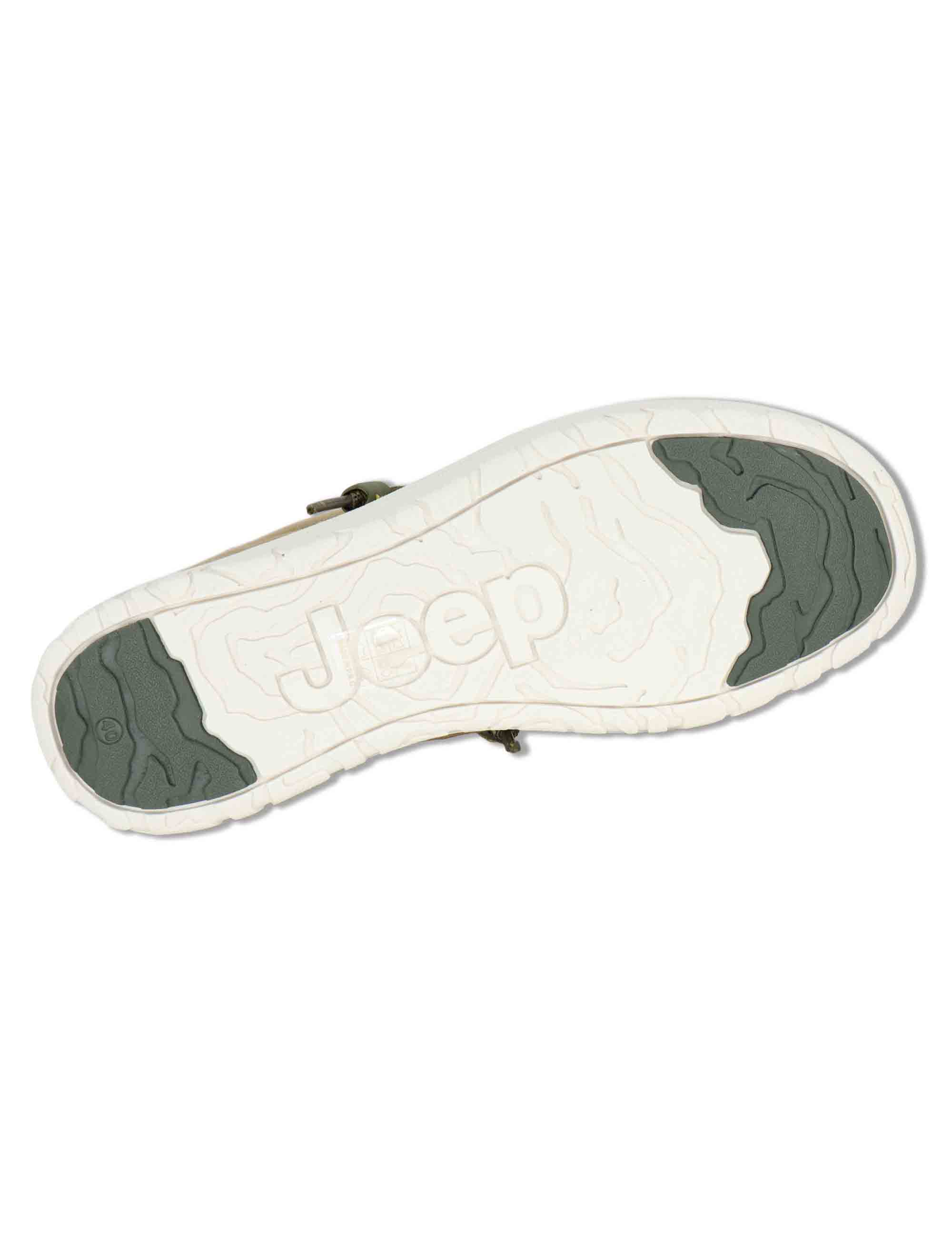 Sneakers uomo Samoa Walllabee Cvs in canvas whashed riciclato verde JM61110A 036 Jeep 