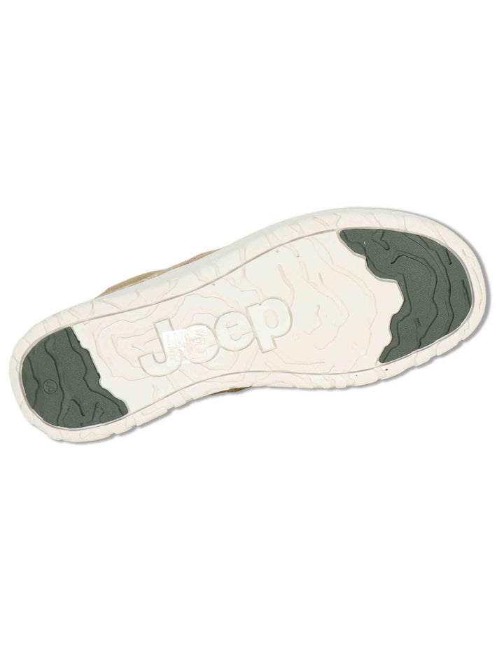 Mocassini uomo Samoa Slip On Cvs in canvas washed riciclato beige JM61112A 036 Jeep 