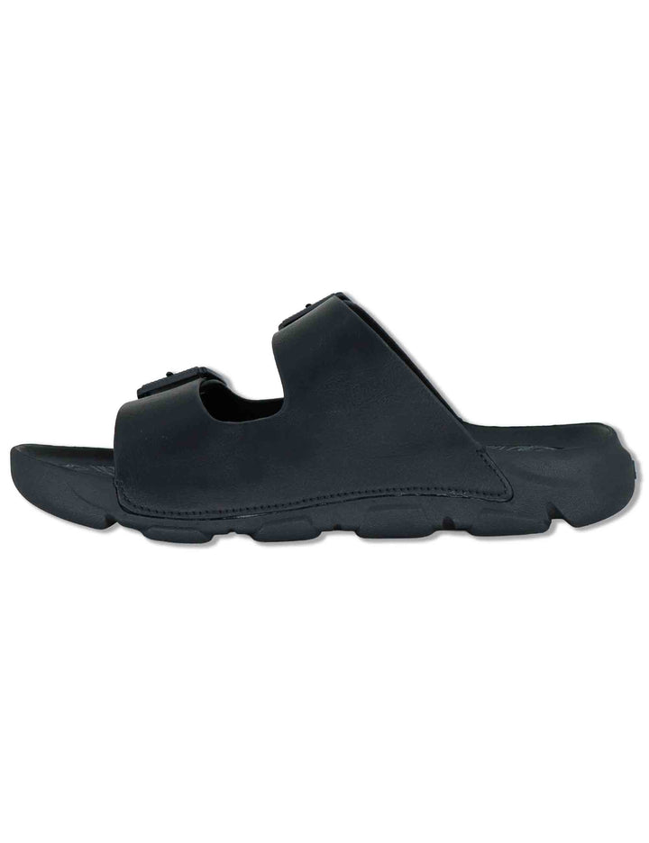 Sandali uomo Daytona in eco pelle nera con doppie fasce regolabili JM61120A 062 Jeep 