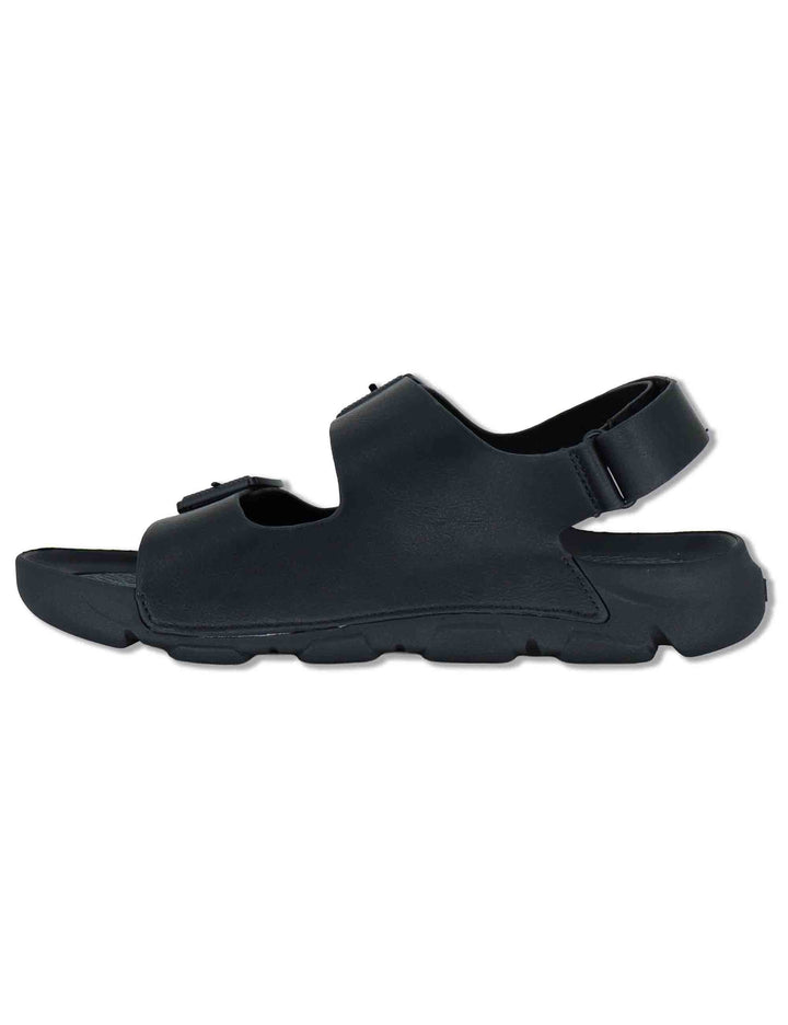 Sandali uomo Dayrona in eco pelle nera con fasce regolabili e cinturino posteriore JM61121A 062 Jeep 