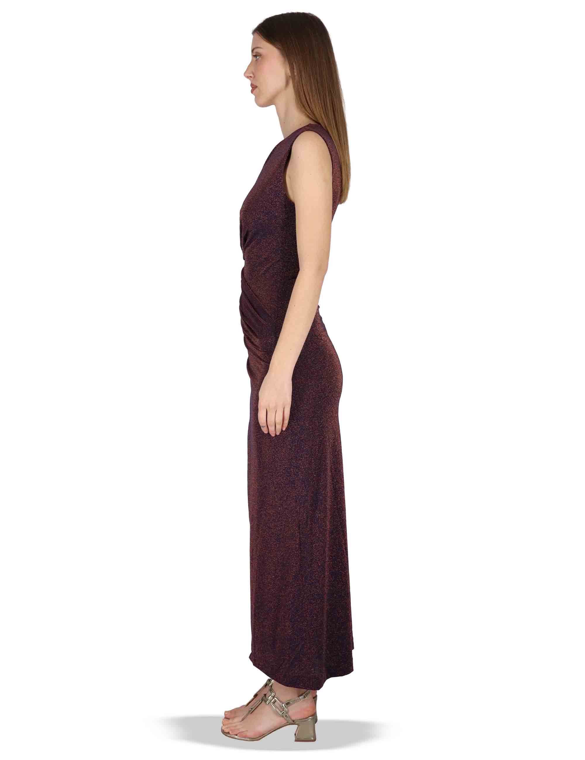 Abiti donna Long Draped in jersey blu con spacco JABAB0001-F1485-1260 6008 Justmine 