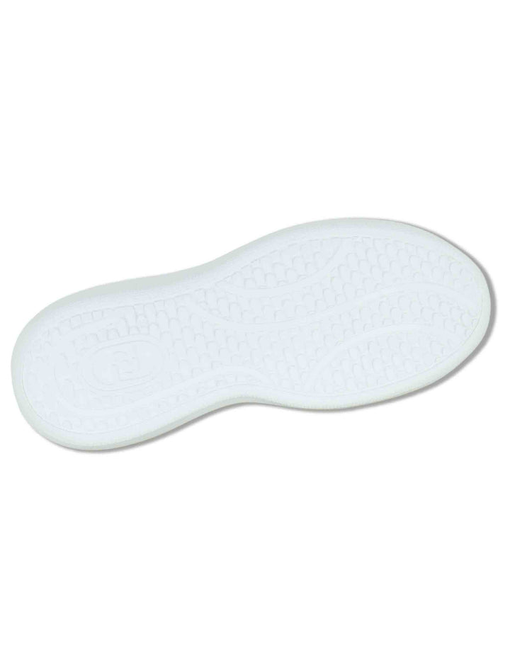 Sneakers donna in pelle e tessuto bianco con suola alta in gomma CASPER 01 WHITE Liu-Jo 