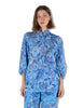 Camicie Sweet Butterfly in cotone stampato azzurro Donna JM557415217 A8186