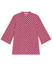 Caftano Diamond Glow in tessuto rosso stampato Donna JM557570674 B3038