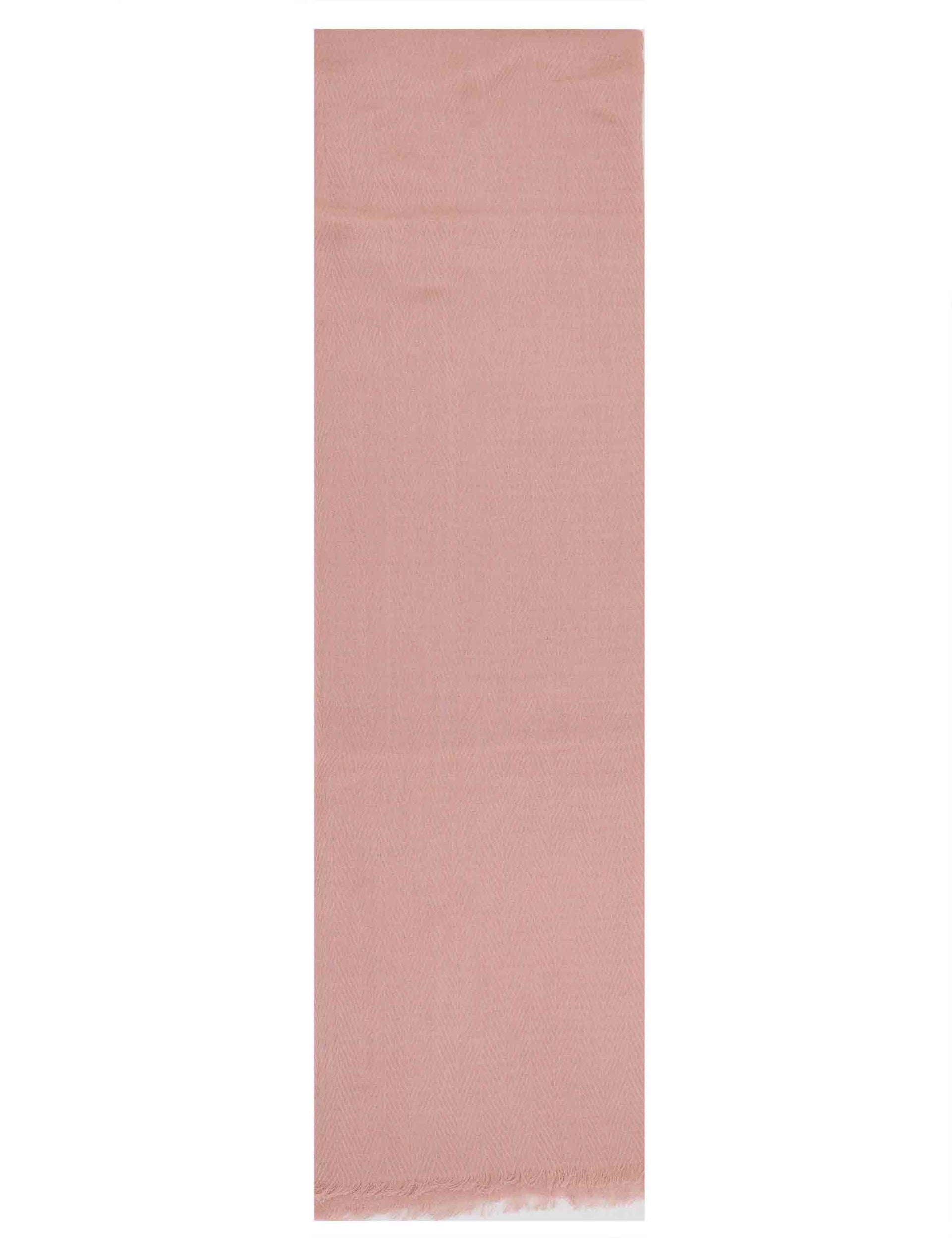 Stole maxi donna in puro cotone rosa spigato tono su tono Tramonto 60260057 0017 Pyaar 