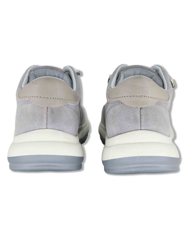 Sneakers donna in camoscio grigio con suola in gomma ammortizzata SP60041 018 Spatarella 
