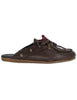 Mule in pelle marrone con doppi lacci Donna SP91 014