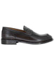 Mocassini in pelle marrone con suola in cuoio Uomo SPDU601 014