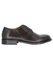 Stringate in pelle marrone con suola in cuoio Uomo SPDU603 014