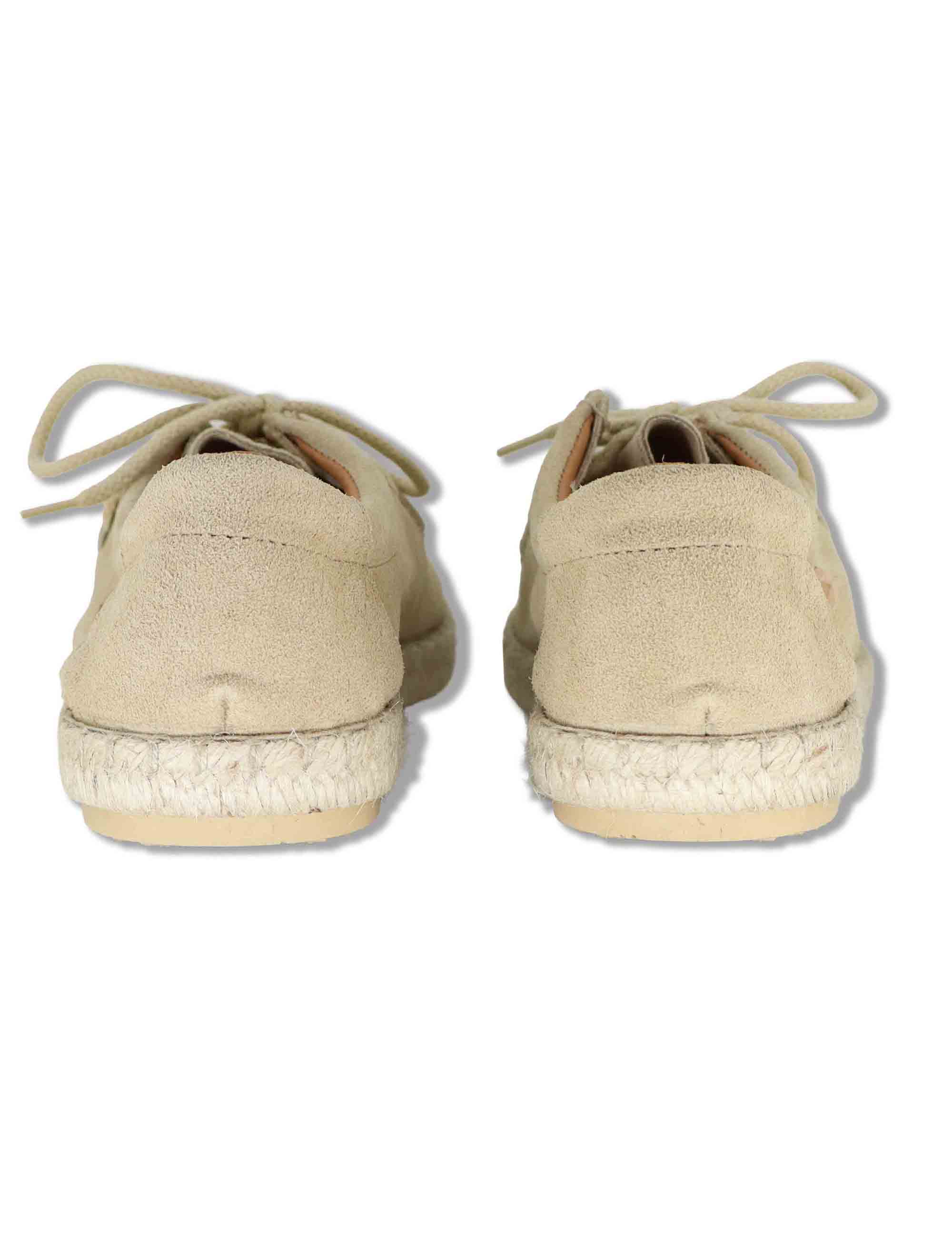 Stringate uomo Wallabee in camoscio sabbia fondo corda TRUMAN 018 Verbenas 