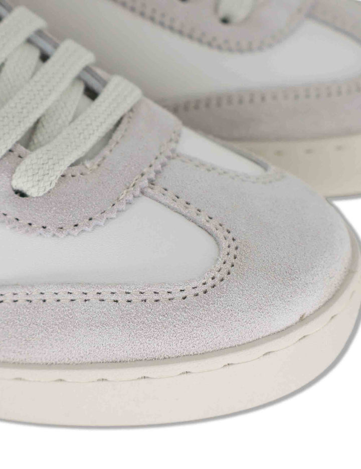 Sneakers donna Berlin in pelle bianca e fuxia 1126184 43_Fucsia Victoria 