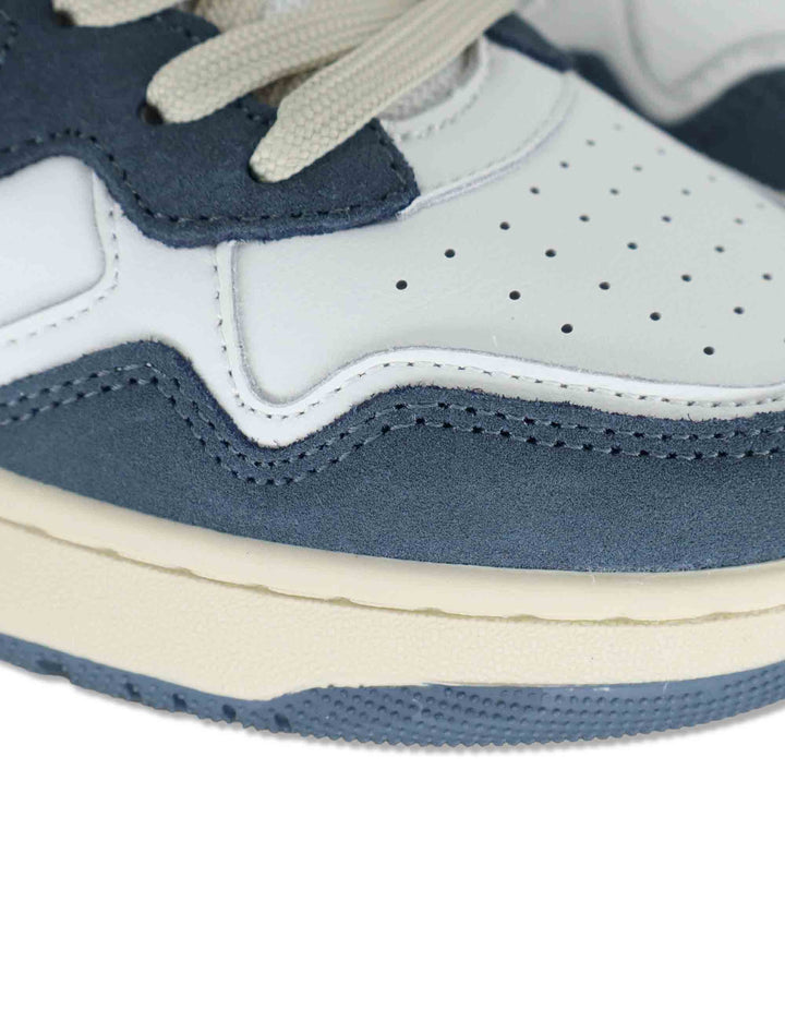 Sneakers uomo Urban in pelle blu con riporti in camoscio 8800128 30_Marino Victoria 