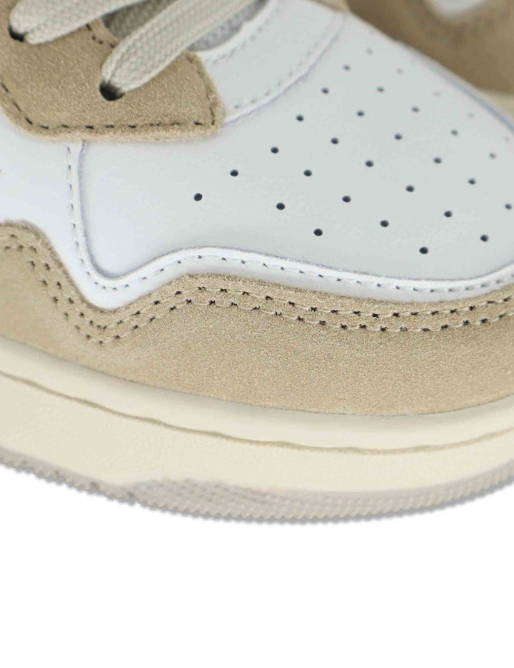 Sneakers uomo Urban in pelle beige con riporti in camoscio 8800128 80_Beige Victoria 