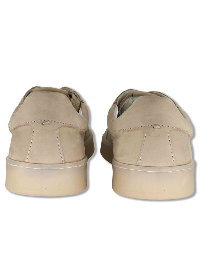 Sneakers uomo in pelle taupe soft con sotto piede morbido MS600R37 500125 Vueva 