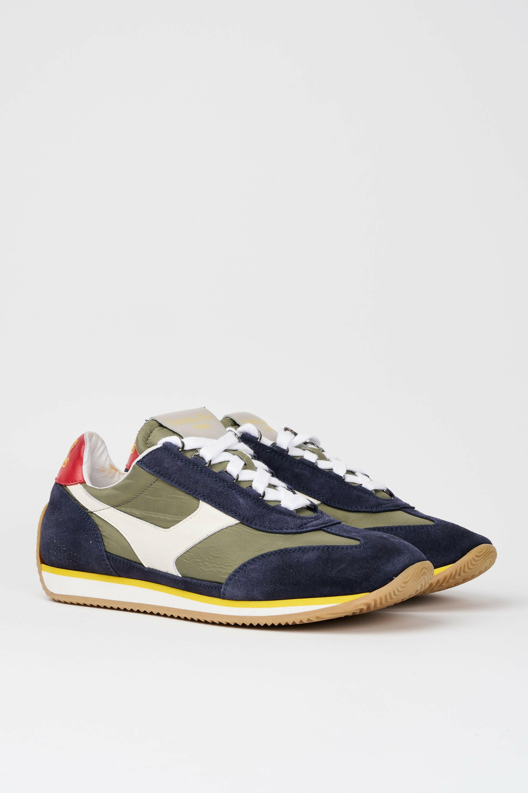 Sneakers uomo Trainer '74 in camoscio blu e tessuto 002.