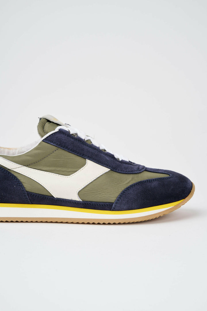 Sneakers uomo Trainer '74 in camoscio blu e tessuto 002.