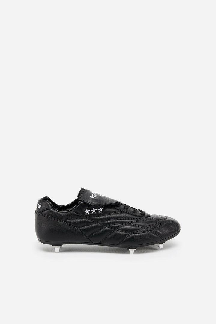 Scarpe da calcio New Star in pelle nera.