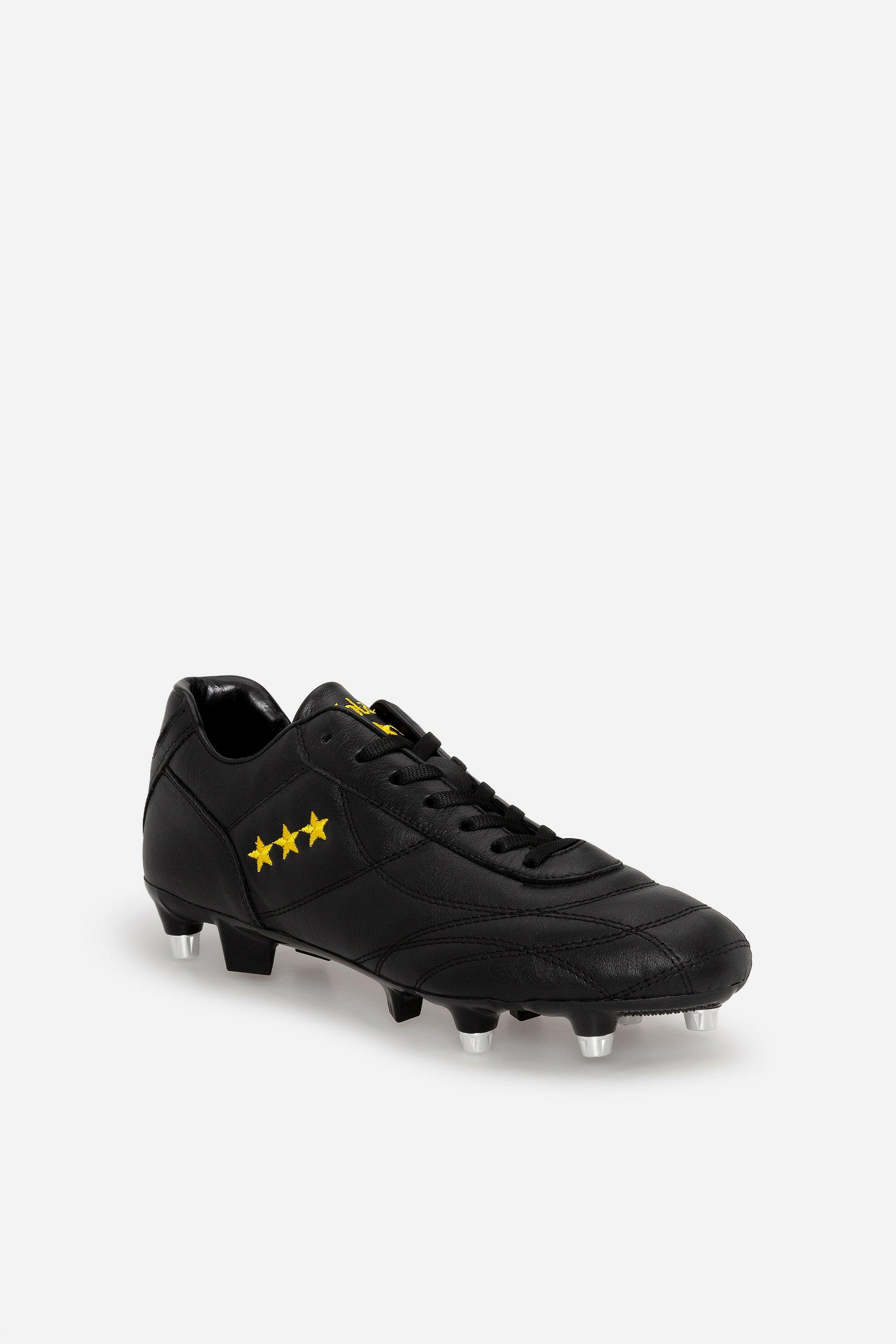 Scarpe da calcio Epoca in pelle nera.