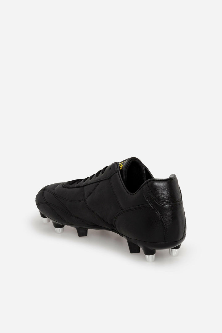 Scarpe da calcio Epoca in pelle nera.