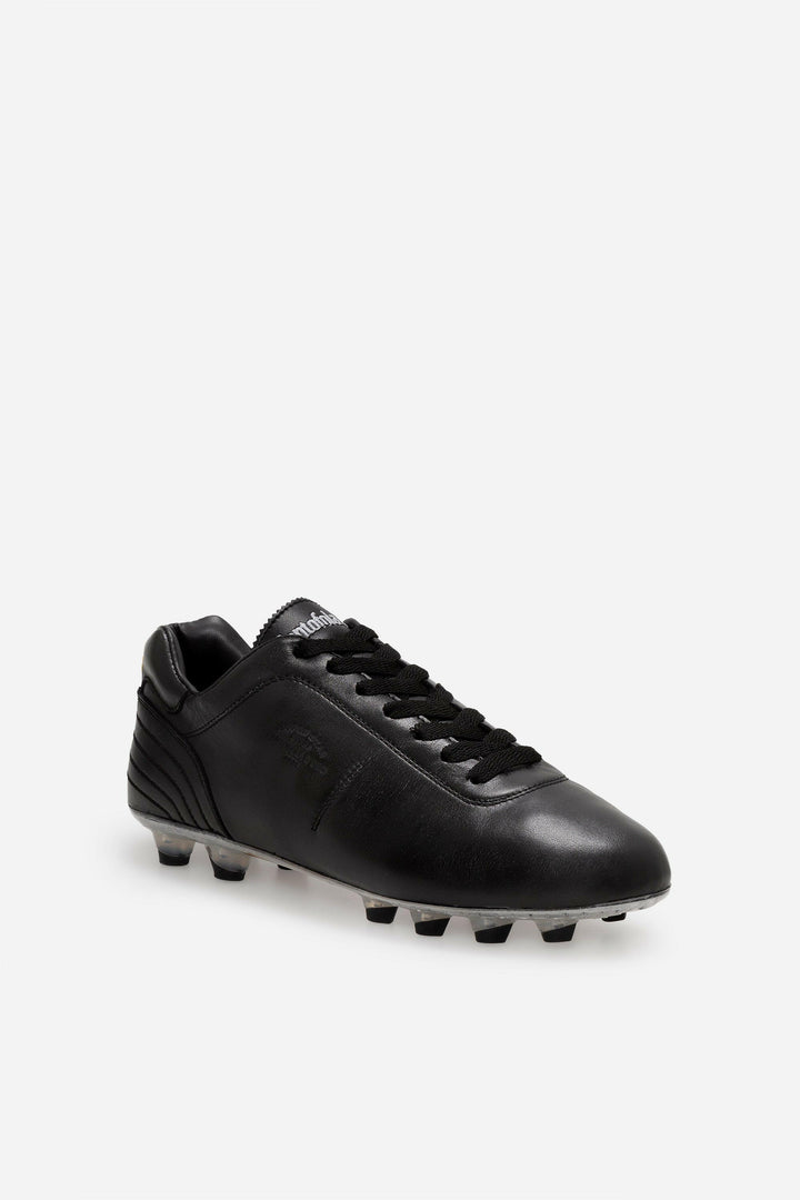 Scarpe da calcio Lazzarini 2.0 in pelle nera.