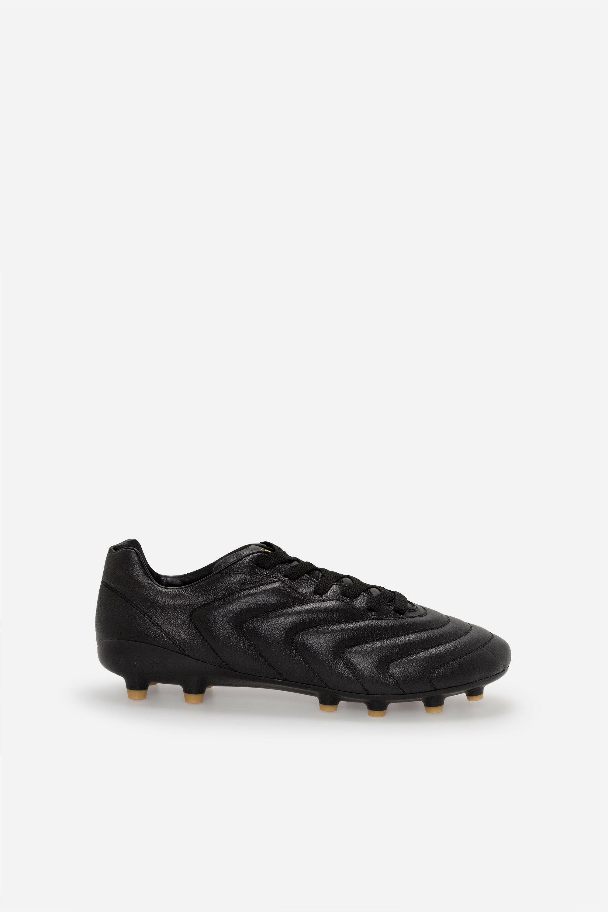 Scarpe da calcio Superleggera 2.0 in pelle nera.