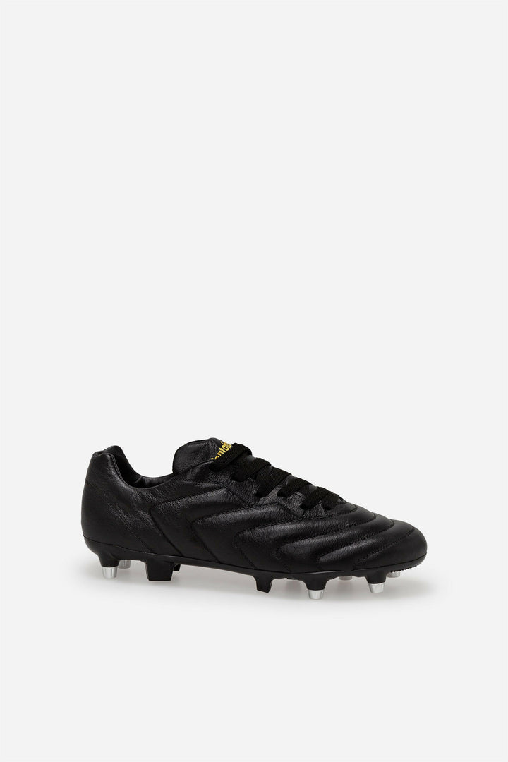 Scarpe da calcio Superleggera 2.0 in pelle nera.