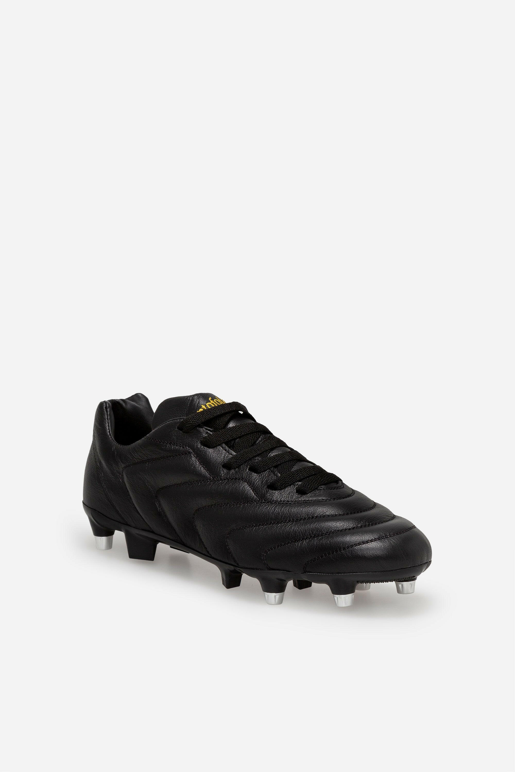 Scarpe da calcio Superleggera 2.0 in pelle nera.