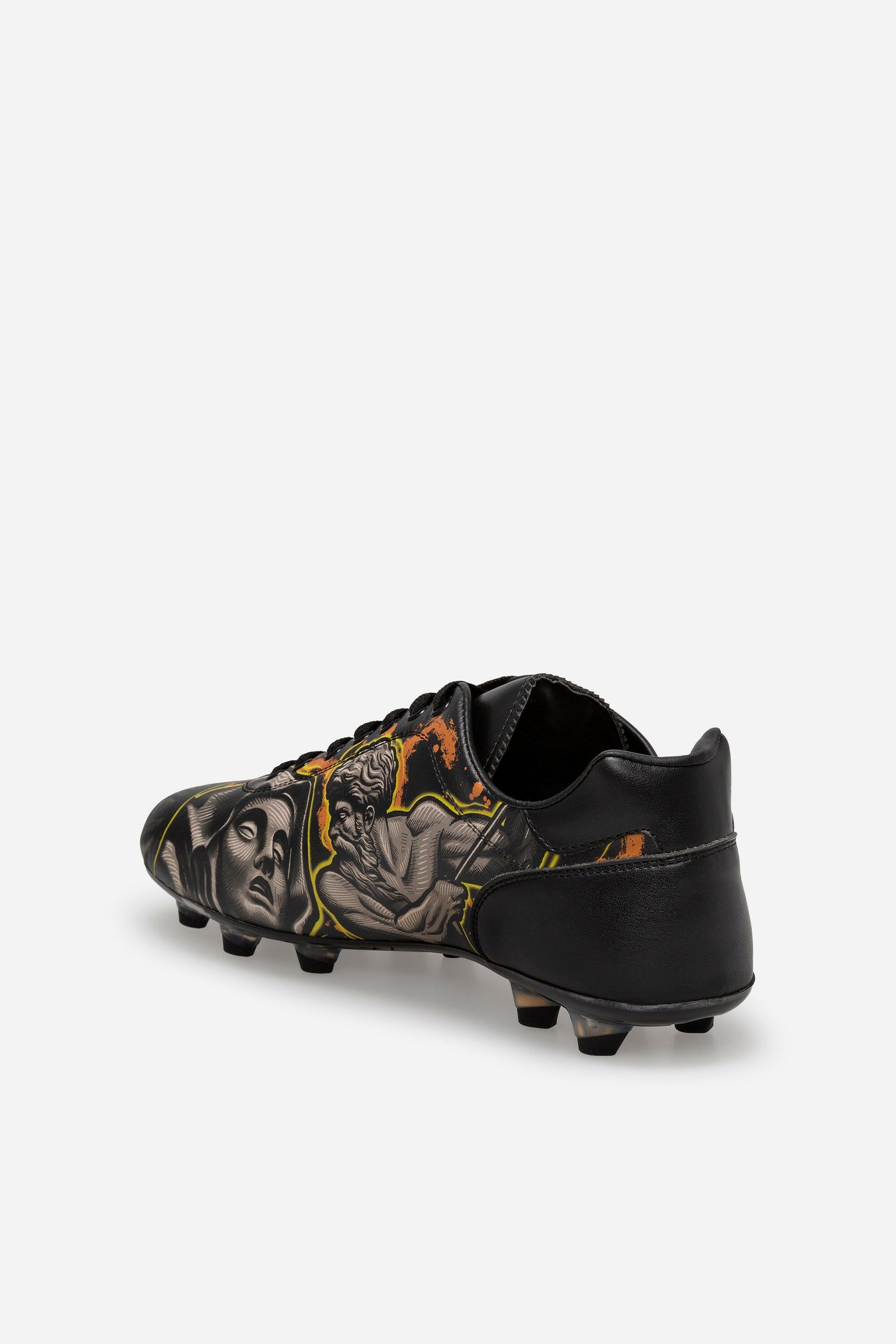 Scarpe da Calcio Lazzarini in pelle nera e bronzo edizione Limitata Colosseum.